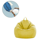 GOMINIMO Bean Bag Chair Cover Without Bean Filling 100x120cm (Green) GO-BBCC-102-XXY
